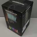 NineSky Dehumidifier for Home, 35oz Water Tank (300 sq.ft), Small Dehumidifiers for Bathroom, Bedroom, Basement with 7 Colorful Lights, Auto Shut Off, Black