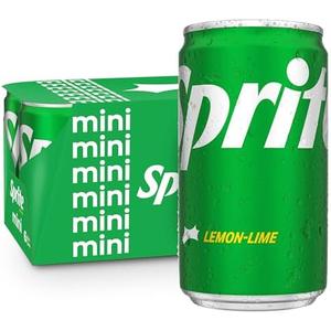 Sprite Lemon Lime Soda Soft Drinks, 7.5 fl oz, 10 Pack, BBD 10/25/2026