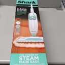 Shark Steam Mop with 2 Machine Washable Dirt Grip Pads, Removable Water Tank, Lightweight, Steam Cleaner for sealed Hard Floors, Marble, Stone, Hardwood, Tile, Laminate, White/Seafoam, S1000