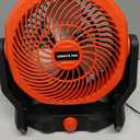 HEINPRO Battery Powered Fan Compatible with Milwaukee M18 18V Battery with AC Adapter (No Battery) Up to 650CFM, Variable Speed, Low Noise 30dB, Portable Cordless Fan for Camping, Jobsite