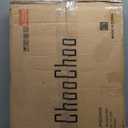 ChooChoo Lighted Bathroom Medicine Cabinet with Mirror, Wall-Mounted Bathroom Wall Cabinet with Mirror Doors, LED Lights, Adjustable Shelves, Towel Bar, Cloud White