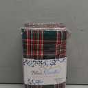 Blue Needles Gingham Buffalo Plaid Cloth Napkins 100% Cotton Set of 12 Dinner Table Christmas Napkins 18x18 inch Soft Reusable Washable Perfect for Event Parties & Everyday Use - Christmas Multi Green