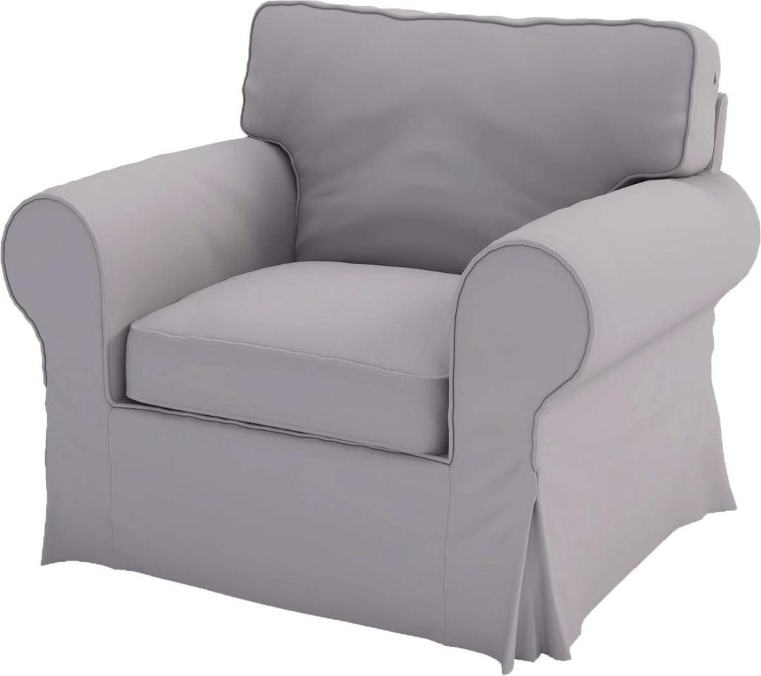 Dense Cotton Ektorp Chair Cover Replacement, Compatible for IKEA Ektorp Armchair Cover, Heavy Cotton Gray