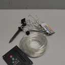 Brightown Solar String Lights Outdoor Waterproof, 18 Colors Changing 39FT Fairy Rope Light Solar Powered with Remote, 100 LEDs Multicolor Trampoline Light Rope Lighting for Outside Christmas Party