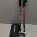 Aihoye Hiking Trekking Poles, 2 Pack Collapsible, Lightweight, Anti Shock, Walking Sticks, Adjustable Hiking Pole for Men and Women (Purple)