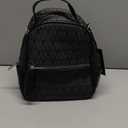 Mini Backpack Purse for Women Multi Pocket Small Backpacks Ladies Convertible Shoulder Handbags Designer Travel Backpack with Wide Strap (Black)