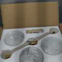 OCIOC 3-Light Bathroom Vanity Light, Modern Gold Wall Light Fixture With Stripe Glass, Farmhouse Bathroom Wall Sconces for Mirror, Kitchen, Bedroom, Living Room, Hallwa