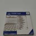 FloorPops FP3298 Foliage Peel & Stick Floor Tiles, Neutral, 60" L x 24" W x 0.06" T