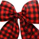 Dog Christmas Stocking, Knit Pet White Large Christmas Stocking, Dog Bone Christmas Stockings for Dogs Puppies Pets ,Hanging Bone with Bow (Red)