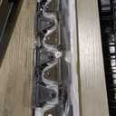 Kiivakii Queen Size Bed Frame with 4 Storage Drawers, LED Platform Bed with Headboard, Built in Charging Station, Noise Free, Stable and Solid, No Box Spring Needed, Gray