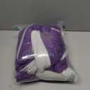 MIGOHI Full Body Dog Coat - Warm Reflective Large Dog Winter Coat with Harness,Turtleneck Fleece Jacket for Dogs,Four-Leg Windproof Puffer Jackets Snowsuit with Zipper for Dogs (XXX-Large(Back:26.8"), Purple)