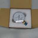 SENCTRL 0-30 Inches of Water Column Gauge, Low Pressure Capsule Gauge, 2-1/2" Dial Size, 1/4" NPT Lower Mount, Zero Adjustment, for Air Water Gas Pressure Test