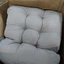 Adirondack Chair Cushions 50x21x4 in Set of 2, Beige