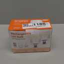 Rechargeable Light Bulbs with Remote, 10000mAh Battery Operated Light Detachable, 3CCT Battery Powered Dimmable Bulbs Wireless E26 USB Magnetic for Camping, Outdoor, Kitchen, Cabinet