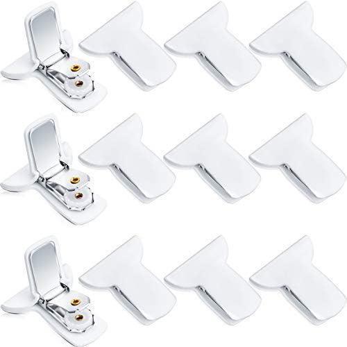 Patelai 12 Pieces Padded Comforter Clips White Duvet Clips Padded Blanket Fasteners to Secure Bedding for Preventing Comforters From Shifting Inside Duvet Cover Sweet Sleeping