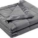 Madison Park Windom Down Alternative Blanket, Premium 3M Scotchgard Moisture Wicking Treatment, Lightweight and Soft Bed Cover For All Season, Satin Trim, Charcoal King
