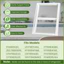 240364787 Drawer Cover Unit for Frigidaire, Kenmore Refrigerator Crisper Drawer Cover Frame, Refrigerator Replacement Parts