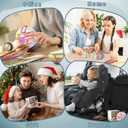 2 x Sensory Activity Board Upgraded- 3D Sensory Activity Ball,Stress Relief Toy,Silicone Fidget Toy for Stress Relief,Anxiety,Autism,ADHD,Kids 3+ & Adults,with Travel Storage Bag & 16 Strings (White) (Sphere, Baise)