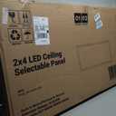 Sunco 2x4 LED Flat Panel Light Drop Ceiling Office Fixture, 7700 LM, Selectable Features, 40W/50W/60W, 4000K/5000K/6000K, Dimmable (0-10V), Dustproof ETL 2 Pack