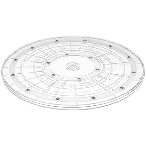 12 inch Lazy Susan Turntable,Acrylic Lazy SusanTurntable for Cabinet,Rotating Lazy Susan Turntable for Cabinet Storage,Countertop, Kitchen