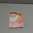 Bukihome Silicone Toe Protectors - 12 Pack Gel Toe Sleeves Toe Protectors - Toe Caps with Aloe Vera Essential Oils - Toe Cushions for Pain Relief, Toe Protection for Corns, Calluses (8L + 4S) (Multi-Size, Clear)