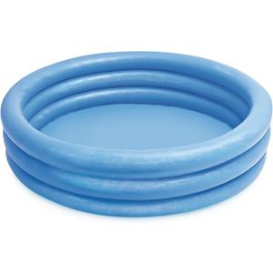 INTEX 59416EP Crystal Blue Inflatable Kiddie Swimming Pool, 45in x 10in