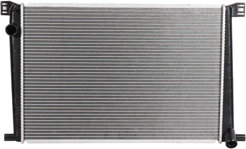 SCITOO Full Aluminum Radiator Replacement for 2008 2009 2010 2011 2012 2013 2014 for Mini Cooper Wagon 1.6L 2014-2015 for Mini for Cooper 1.5L 13167 Plastic Radiator