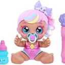 Kindi Kids Electronic 6.5" Doll and 2 Accessories - Poppi Pearl Bubble 'N' Sing