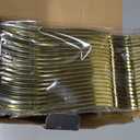 160PCS Gold Plastic Silverware, Disposable Plastic Cutlery/Utensils