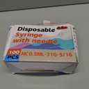 0.5ML Syringe, Lab Supplies Syringes 31G 5/16 Inch, Individually Wrapped, Pack of 100