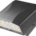 Dusk to Dawn LED Wall Pack Light, Photocell Sensor for Outdoor Lights, 3 Wattage Options, 3 CCT Options, Wall Light Security Fixture for Backyard, Garage, Warehouse 100-277V, ETL Listed