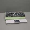 FOPETT Wireless Keyboard and Mouse Combo - 2.4G Full-Sized Cute Colorful Retro Keyboard with Round Keycaps 104 Keys Typewriter Keyboard for Laptop/Windows/PC - Grey Colorful