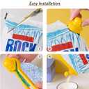 4 Pack Set Yellow Duck Shaped Chip Clips Food Bag Sealing Clips Keeping Food Fresh, Easy to Use and Store, Ideal for Various Seasoning And Food Bags Piping Bag Clips Bag Clips Bag Clips For Food