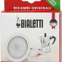 Bialetti Spare Parts, Includes 3 Gaskets and 1 Plate, Compatible with Moka Express, Fiammetta, Break, Happy, Dama, Moka Timer and Rainbow (6 Cups)
