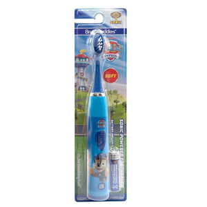Brush Buddies Paw Patrol Sonic Toothbrush for Kids Ages 3+ Battery Powered Kids Toothbrush with Soft Bristles Toddler Sonic Toothbrush Paw Patrol Electric Toothbrush for Boys and Girls