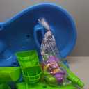 Step2 Rain Showers Splash Pond Water Table, Kids Water and Sand Activity Sensory Playset, Summer Outdoor Toys, 13 Piece Water Toy Accessories, For Toddlers 1.5+ Years Old, Blue & Green