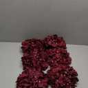 Hydrangea Flower Balls for Centerpieces - 6 PCS Artificial Floral Arrangement with Base, 8.27 Inch Diameter Fake Silk Kissing Ball for Wedding Table Home Party Decor - Burgundy