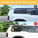 Rear Side Window Storage Molle Panel Compatible with Toyota Land Cruiser Prado 250 J250 LC250 2024 2025 2026 Accessories, Rear Window Side Storage Rack Exterior Accessories (Right Side)