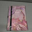 2 x Universal Case for 9inch 10inch Tablet, Stand Folio, Protective Cover, with Adjustable Fixing Silicon Band and Stand, Marble Pink