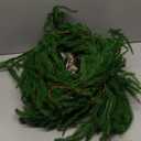 Christmas Garland of Artificial Norfolk Pine 2 Pcs 6 FT Christmas Decorations Indoor of Real Touch Garland with Bells Green Greenery Garland for Table Mantle Wall Stairs Home Outdoor Green