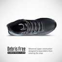New Balance Men's Composite Toe Cremorne Fresh Foam Work Shoes (B8.5 Wide, Black/Grey)