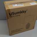 24 inch Vintage Ceramic Table Lamp with 5FT Cord - Single Farmhouse Rustic Bedside Lamp with Natural Textured Finish, Nightstand Lamps for Living Room, Bedroom, End Table Beige