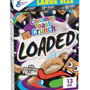 Cinnamon Toast Crunch Loaded Cereal, Cinnamon Sugar Cereal With Artificially Flavored Vanilla Crème Filling, Made With Whole Grain, Large Size, 13 oz BBD: 03-15-26