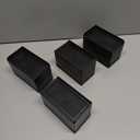 ANNKUT Rectangle Bed Risers, 3 Inch Heavy Duty Adjustable Furniture Risers for Bed Sofa Table and Couch LiftSupport Up to 1,300 Lbs (4 Pack-Black)