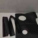 Stove Cover, Stove Covers Reusable Gas Range Protectors for Samsung Gas Range,0.3mm Reusable Gas Stove Burner Covers with 2PCS Silicone Stove Counter Gap Cover Long & Wide Gap Filler,Black-3pcs