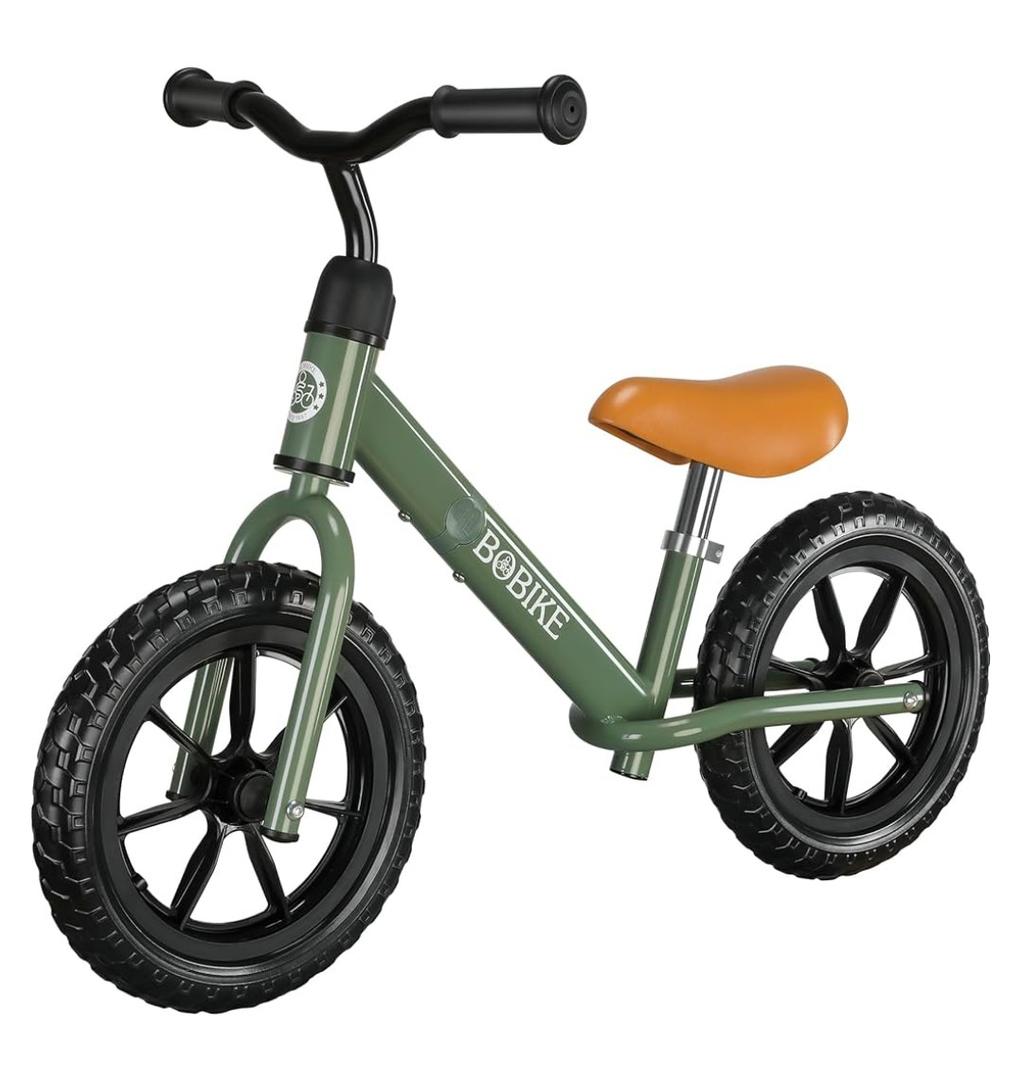 Bobike Toddler Balance Bike Toys for 2 to 5 Year Old Girls Boys Adjustable Seat and Handlebar No-Pedal Training Bike Best Gifts for Kids