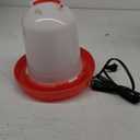 Heated Chicken Waterer-Removable Chicken Coop Accessories for Chicken Watere On Winter (1.1Gallon)