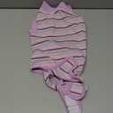 Sebdtico Recovery Suit for Dogs,Dog Surgery Suit Female Spay,Soft Dog Onesie for Surgery Female,Dog Cone Alternative Surgical Recovery Suit Female,Abdominal Wounds Licking Anti Suit for Dogs (Striped Purple), Medium