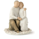 Willow Tree Anniversary, Sculpted Hand-Painted Cake Topper
