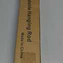 Adjustable Hanging Closet Rod, Extender Hanging Rod, Closet Hanging Organizer, Heavy Duty Closet Bar, Hanging Rod (1 Pack, Chrome)